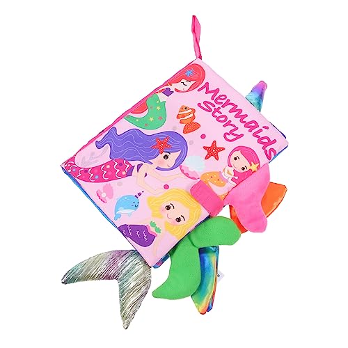 YARNOW 1Stück Leichtes Stoffbuch für Tragbares Fühlbuch mit Tiermotiven Sicherheitsgeprüft und Langlebig für Kognitive Entwicklung Interaktives Babyspielzeug Ab Monaten von YARNOW