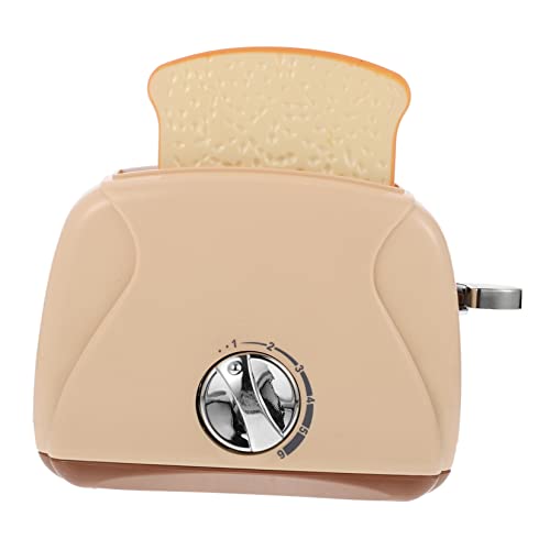 YARNOW 1Stück Niedlicher Mini Toaster für Interaktives Desktop Design mit Soundeffekten Leicht und Tragbar Fördert Kreatives für Spielhaus und Kinderzimmer von YARNOW