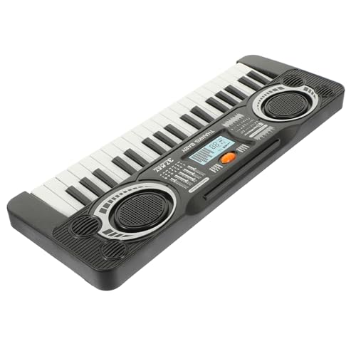 YARNOW 1Stück Piano für Kleinkinder Tasten Elektronisches Klavier Lernspielzeug Schwarz ohne Batterien Musikspielzeug für Jungen und Geburtstags von YARNOW
