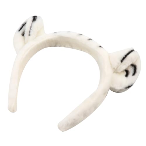 YARNOW 1Stück Plüsch Haarband Mit Tigerohren Süßes Komfortables Tierohr Haarband Für Damen Weiß Als Haarschmuck Für Festliche Anlässe Und Freizeit YARNOW 1Stück Plüsch Haarband Mit Tigerohren Süßes Komfortables Tierohr Haarband Für Damen Weiß Als Haarschmuck Für Festliche Anlässe Und Freizeit von YARNOW