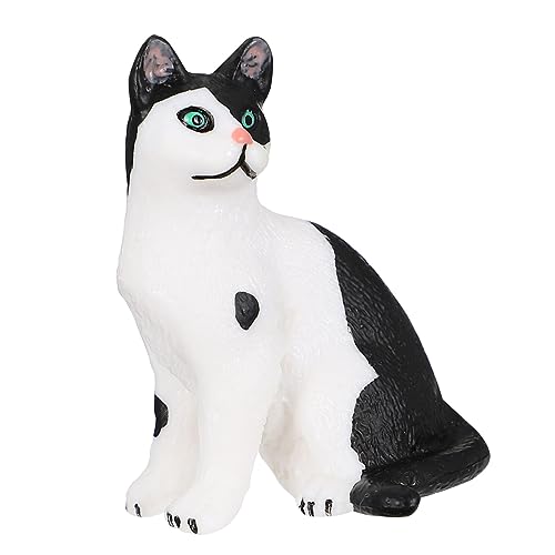YARNOW 1Stück Realistische Kätzchen Figur Aus Kunststoff Schwarze Und Weiße Tierkatzenfigur Deko Für Katzenliebhaber Hochwertige Tierfigur Für Sammler YARNOW 1Stück Realistische Kätzchen Figur Aus Kunststoff Schwarze Und Weiße Tierkatzenfigur Deko Für Katzenliebhaber Hochwertige Tierfigur Für Sammler von YARNOW