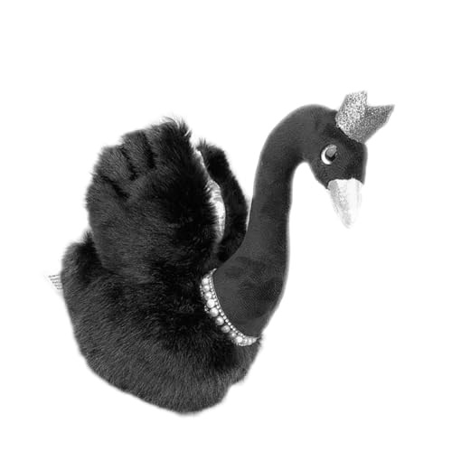 YARNOW 1Stück Schwarze Plüschpuppe Weiches Kuscheltier Für Kinderzimmer Dekoration Einzigartiges Für Sofas Cafés Und Partys von YARNOW