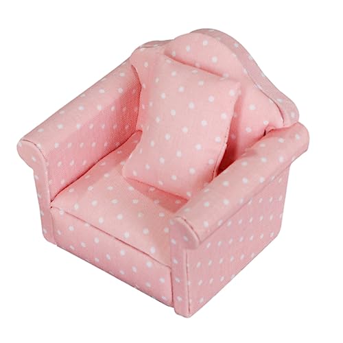 YARNOW 1Stück Sofa mit Dekoratives für Accessoire für Puppenhäuser mit Wurfkissen und Langlebig YARNOW 1Stück Sofa mit Dekoratives für Accessoire für Puppenhäuser mit Wurfkissen und Langlebig von YARNOW