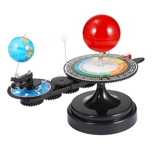 YARNOW 1Stück Solar System Modell Kugeln Sonne Erde Mond Planetarium Lernspielzeug Für Ausbildung Rotationsdemonstration Für Erwachsene von YARNOW