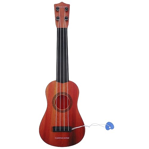 YARNOW 1Stück Ukulele für Holzgitarre Barock Pearl Verstellbare Saiten für Anfänger Fördert Kreativität und Musikalische Fähigkeiten Perfektes für Jungen von YARNOW