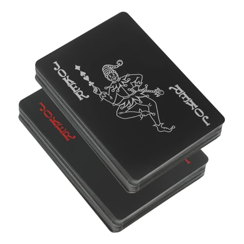 YARNOW 2 Boxen wasserdichte Pokerkarten Spielkarten für Familie und Freunde Tragbar Partys und Spieleabende für Unterhaltung und Freizeitaktivitäten YARNOW 2 Boxen wasserdichte Pokerkarten Spielkarten für Familie und Freunde Tragbar Partys und Spieleabende für Unterhaltung und Freizeitaktivitäten von YARNOW