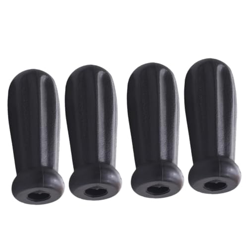 YARNOW 2 Paare Kunststoff-Griff Kickerstange Griff für Tischkicker kleine Kickergriffe rutschfeste Griffe austauschbarer Kickergriff rutschfeste Kickergriffe Kicker-Griffteile Abs Black von YARNOW