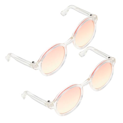 YARNOW 2 Paare Mini Puppen Sonnenbrille Kunststoffbrille für DIY Puppen Dekorative Accessoires für Mehr Stil und Kreativität für Bastelprojekte und YARNOW 2 Paare Mini Puppen Sonnenbrille Kunststoffbrille für DIY Puppen Dekorative Accessoires für Mehr Stil und Kreativität für Bastelprojekte und von YARNOW