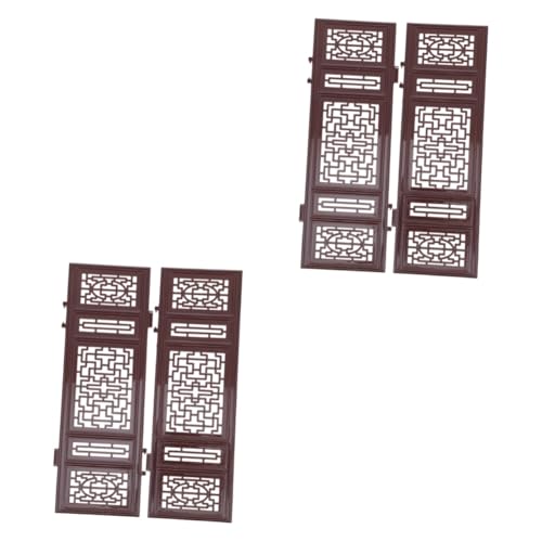YARNOW 2 Paare Miniatur Chinesischer Faltbildschirm aus Hochwertigem Kunststoff Dekoratives Puppenhaus Zubehör Traditionelles Chinesisches Kunsthandwerk Kleines Leichtes Modell für YARNOW 2 Paare Miniatur Chinesischer Faltbildschirm aus Hochwertigem Kunststoff Dekoratives Puppenhaus Zubehör Traditionelles Chinesisches Kunsthandwerk Kleines Leichtes Modell für von YARNOW