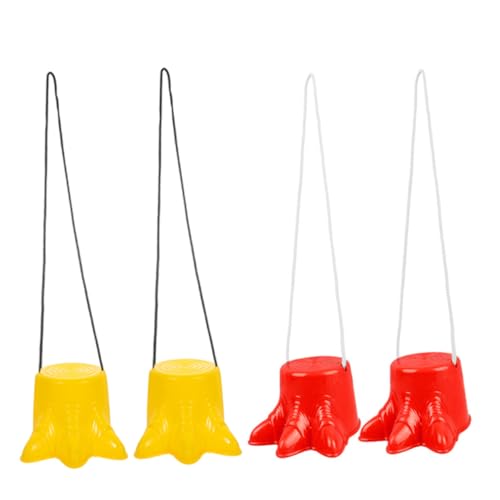 YARNOW 2 Paare Stelzenschuhe für Sensomotorisches Hochstelzen Aktivspielzeug für Outdoor Stelzenspringen Stelzen springen Plastik von YARNOW
