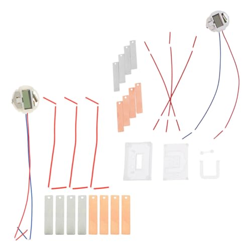YARNOW 2 Sätze DIY Fruchtbatterie Experimentierset mit Elektronischem Obstbatterie Bausatz für Schüler Einfache Zusammenbau für Physikunterricht und Kreative Lernprojekte zu Hause Schule von YARNOW