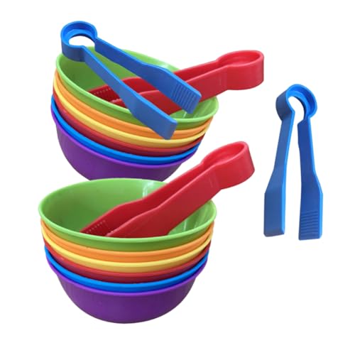YARNOW 2 Sätze Farbsortierschalen und Clips Lernspielzeug für Kreative Farbzuordnung und Motorische Fähigkeiten Fördern für Spielerische Lernen Farberkennung YARNOW 2 Sätze Farbsortierschalen und Clips Lernspielzeug für Kreative Farbzuordnung und Motorische Fähigkeiten Fördern für Spielerische Lernen Farberkennung von YARNOW