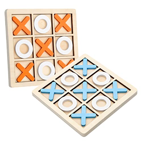 YARNOW 2 Sätze Holz Toe Spielset Teilig Lernspielzeug für Konzentration Denktraining mit Bunten Spielfiguren für Familienpartys und Spielerische der Problemlösungsfähigkeiten YARNOW 2 Sätze Holz Toe Spielset Teilig Lernspielzeug für Konzentration Denktraining mit Bunten Spielfiguren für Familienpartys und Spielerische der Problemlösungsfähigkeiten von YARNOW