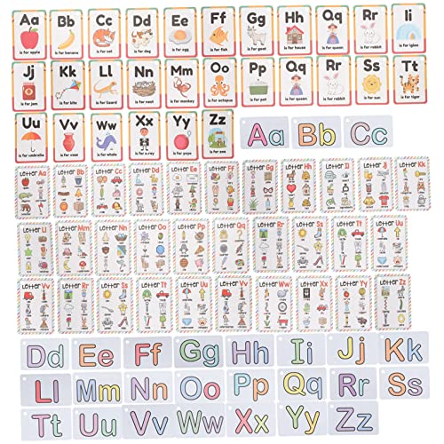 YARNOW 2 Sätze Kindergarten Phonics Lernspielzeug Interaktive Flashkarten für Bildungsförderung Gedächtnis und Worterkennung Stärken für Eltern Junge Mädchen Aktivitäten von YARNOW