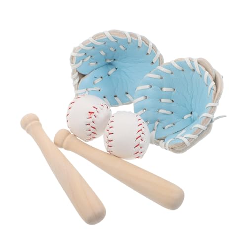YARNOW 2 Sätze Mini Baseball Set Miniatur Baseballschläger für Puppenhaus Dekoration Sportspielzeug für Indoor Outdoor Nutzung YARNOW 2 Sätze Mini Baseball Set Miniatur Baseballschläger für Puppenhaus Dekoration Sportspielzeug für Indoor Outdoor Nutzung von YARNOW