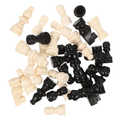 YARNOW 2 Sätze Mini Holz Schachfiguren Set Mini Schachspiel Zubehör für Erwachsene für Reisen und Familienspiele Verbessert Intelligenz und Logikfähigkeiten YARNOW 2 Sätze Mini Holz Schachfiguren Set Mini Schachspiel Zubehör für Erwachsene für Reisen und Familienspiele Verbessert Intelligenz und Logikfähigkeiten von YARNOW