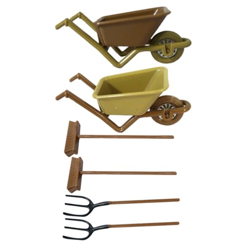 YARNOW 2 Sätze Mini-Kinderwagenmodell Werkzeug interessantes Miniaturspielzeug Miniaturen zum Basteln landschaftsbau mini interessantes Miniaturmodell pp Zufällige Farbe von YARNOW