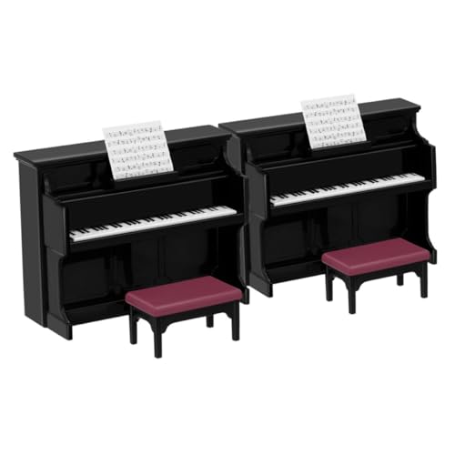 YARNOW 2 Sätze Mini-Klavier Puppenhaus Klavier Puppenhaus-musikinstrumente Miniatur-puppenstubenmöbel Miniaturmöbel Klaviermodellspielzeug Winziges Klavier Plastik Schwarz YARNOW 2 Sätze Mini-Klavier Puppenhaus Klavier Puppenhaus-musikinstrumente Miniatur-puppenstubenmöbel Miniaturmöbel Klaviermodellspielzeug Winziges Klavier Plastik Schwarz von YARNOW
