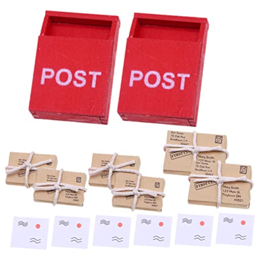 YARNOW 2 Sätze Mini -Mailbox -Set Mini-Briefkasten Puppenhaus Briefkasten Mini- -Hausdekorationen Miniatur-Briefkasten für Puppenhaus Puppenhaus-Miniatur-Briefkasten Papier YARNOW 2 Sätze Mini -Mailbox -Set Mini-Briefkasten Puppenhaus Briefkasten Mini- -Hausdekorationen Miniatur-Briefkasten für Puppenhaus Puppenhaus-Miniatur-Briefkasten Papier von YARNOW