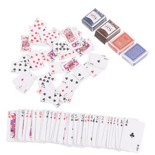 YARNOW 2 Sätze Mini-Spielkarten Reisekartenspiele kleine Spielkarten kleines Spielkartenset Kartenspiel Reisespielkarten, kleine Karten Minikarten Papier Zufällige Farbe YARNOW 2 Sätze Mini-Spielkarten Reisekartenspiele kleine Spielkarten kleines Spielkartenset Kartenspiel Reisespielkarten, kleine Karten Minikarten Papier Zufällige Farbe von YARNOW