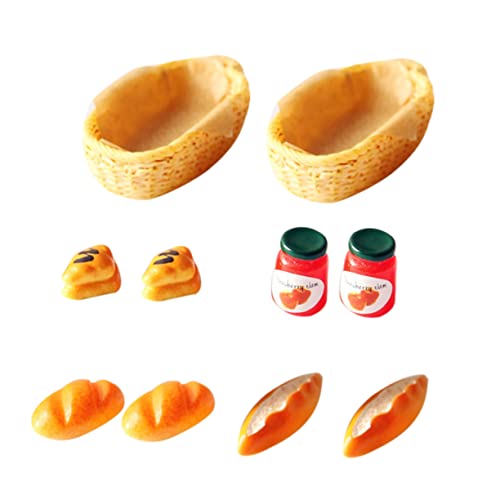 YARNOW 2 Sätze Miniatur Brotkorb Teiliges Set Detailgetreue Puppenhaus Deko Realistische Brotmodelle für DIY Mikro Landschaft Stilvolle Wohnatmosphäre Puppenhaus Accessoires YARNOW 2 Sätze Miniatur Brotkorb Teiliges Set Detailgetreue Puppenhaus Deko Realistische Brotmodelle für DIY Mikro Landschaft Stilvolle Wohnatmosphäre Puppenhaus Accessoires von YARNOW