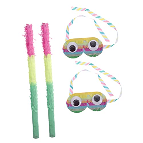 YARNOW 2 Sätze Piñata Spielzeuge für Teiliges mit Augenmaske und Stab für Geburtstagsfeiern Karneval und Familienfeiern Farbenfrohe Partydekoration YARNOW 2 Sätze Piñata Spielzeuge für Teiliges mit Augenmaske und Stab für Geburtstagsfeiern Karneval und Familienfeiern Farbenfrohe Partydekoration von YARNOW