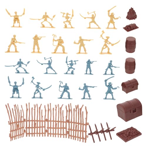 YARNOW 2 Sätze Piraten Soldaten aus Robustem Kunststoff Detailreiche Mittelalterliche Armee Figuren Kreatives Rollenspiel für Geburtstags YARNOW 2 Sätze Piraten Soldaten aus Robustem Kunststoff Detailreiche Mittelalterliche Armee Figuren Kreatives Rollenspiel für Geburtstags von YARNOW
