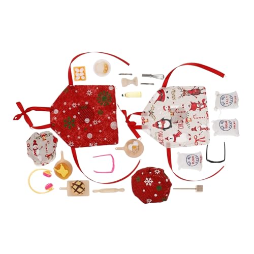 YARNOW 2 Sätze Puppenhaus Set Backen Bausätze Zubehör Für Miniaturen Und Bausatz Puppenhaus-backspielzeug Mini-küchenutensilien Winzige Spielsachen Mini Hausbacken Kleines Backset Holz von YARNOW