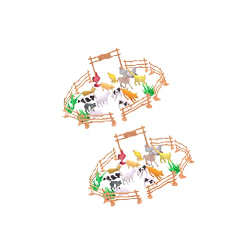 YARNOW 2 Sätze Teiliges Simulation Farm Zaun für Lustige Lernspielzeuge zur Erkennung für Zuhause und Garten Sicheres und Unterhaltsames Tier Spielset für Jungen YARNOW 2 Sätze Teiliges Simulation Farm Zaun für Lustige Lernspielzeuge zur Erkennung für Zuhause und Garten Sicheres und Unterhaltsames Tier Spielset für Jungen von YARNOW
