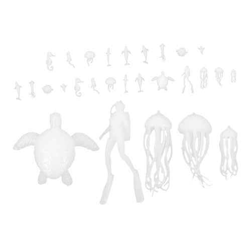 YARNOW 2 Sätze mikroskopisch kleine Meerestiere Epoxidgussversorgung Mini-Meerestiere Epoxidguss-Füllanhänger Minifiguren aus Kunststoff Epoxidgusszubehör Plastik Weiß YARNOW 2 Sätze mikroskopisch kleine Meerestiere Epoxidgussversorgung Mini-Meerestiere Epoxidguss-Füllanhänger Minifiguren aus Kunststoff Epoxidgusszubehör Plastik Weiß von YARNOW
