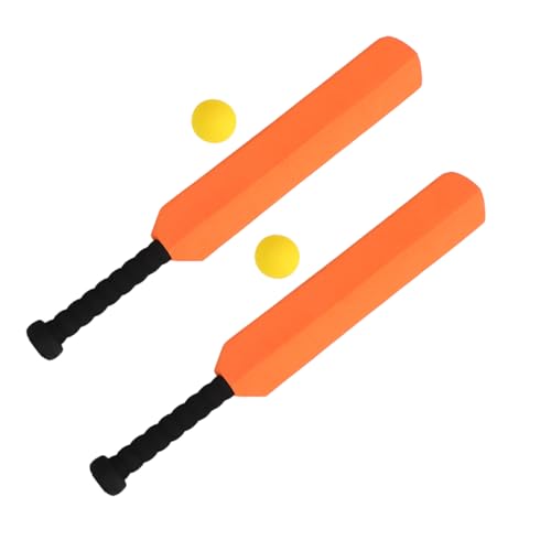 YARNOW 2 Satz Cricket Club Stick Cricket-Sport Ballfänge Cricket-Übungsschläger kreatives Cricket- Cricket-Ausrüstung Toss-Catch-Ball-Spiel Cricket-Kit Eva Orange YARNOW 2 Satz Cricket Club Stick Cricket-Sport Ballfänge Cricket-Übungsschläger kreatives Cricket- Cricket-Ausrüstung Toss-Catch-Ball-Spiel Cricket-Kit Eva Orange von YARNOW
