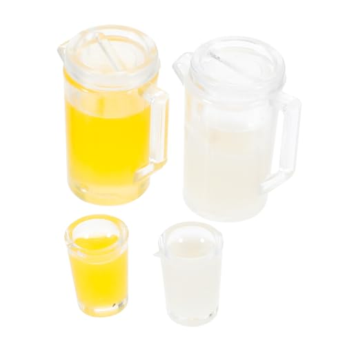 YARNOW 2 Sets Mini Milch Orangensaft Set Künstlicher Becher Halloween Puppenhaus Dekoration Miniatur Puppen Dekorationen Heim Innenkrug Miniaturen Getränke Spielzeughaus YARNOW 2 Sets Mini Milch Orangensaft Set Künstlicher Becher Halloween Puppenhaus Dekoration Miniatur Puppen Dekorationen Heim Innenkrug Miniaturen Getränke Spielzeughaus von YARNOW
