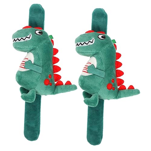 YARNOW 2 Stck. Plüsch Dinosaurier Schnapparmbänder Süße Tier Handgelenkbänder für für Mädchen und Jungen Hochwertige und Sichere Materialien für Partys und Feste YARNOW 2 Stck. Plüsch Dinosaurier Schnapparmbänder Süße Tier Handgelenkbänder für für Mädchen und Jungen Hochwertige und Sichere Materialien für Partys und Feste von YARNOW