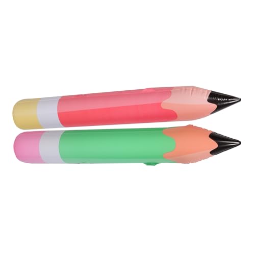 YARNOW 2 Stück Aufblasbare Jumbo Bleistift Spielzeuge Teilig PVC Klassenzimmer Dekorationen Grün Rot Sicher Langlebig Für Party Foto Requisiten Schulanfang YARNOW 2 Stück Aufblasbare Jumbo Bleistift Spielzeuge Teilig PVC Klassenzimmer Dekorationen Grün Rot Sicher Langlebig Für Party Foto Requisiten Schulanfang von YARNOW