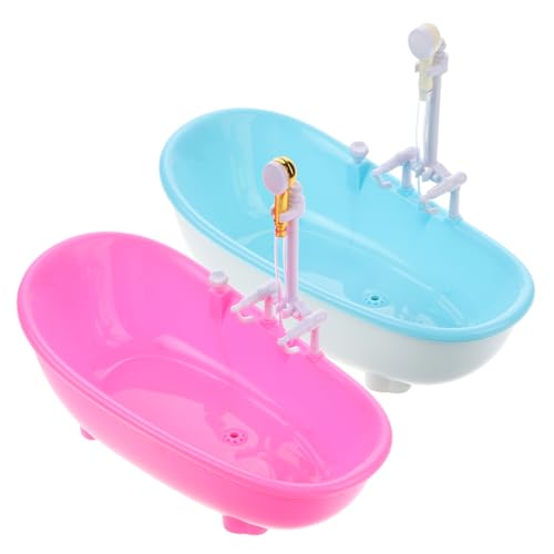 YARNOW 2 Stück Badezimmerbadewanne Mini Badespielzeug-duschsprüher Spielzeugbadewanne Kleine Badewanne Badespielzeug-sprühgerät Netter Puppenduschenpool Plastik Wiederverwendbar YARNOW 2 Stück Badezimmerbadewanne Mini Badespielzeug-duschsprüher Spielzeugbadewanne Kleine Badewanne Badespielzeug-sprühgerät Netter Puppenduschenpool Plastik Wiederverwendbar von YARNOW