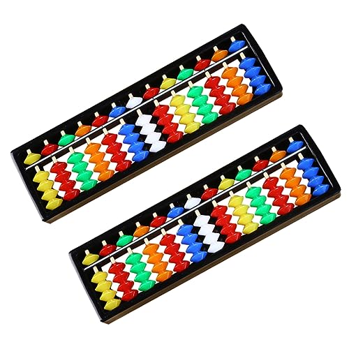 YARNOW 2stücke Kunststoff- -Spielzeug Für Junge Mädchen Bunt Mathe- -Werkzeug Perlen-arithmetik Geeignet Für Home Und Klassenzimmer von YARNOW