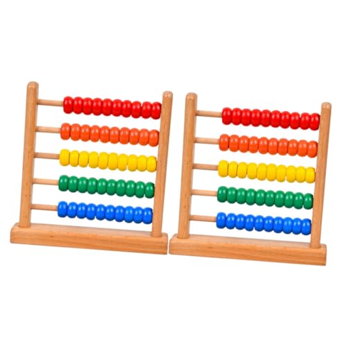 YARNOW 2 Stück Computerrack Mit Fünf Geschwindigkeiten Rechenperlen-abakus Mathe-lernspielzeug Für Perlenzählspielzeug Abakus Aus Holz Farbiger Abakus Für Kindermathematik Hölzern YARNOW 2 Stück Computerrack Mit Fünf Geschwindigkeiten Rechenperlen-abakus Mathe-lernspielzeug Für Perlenzählspielzeug Abakus Aus Holz Farbiger Abakus Für Kindermathematik Hölzern von YARNOW
