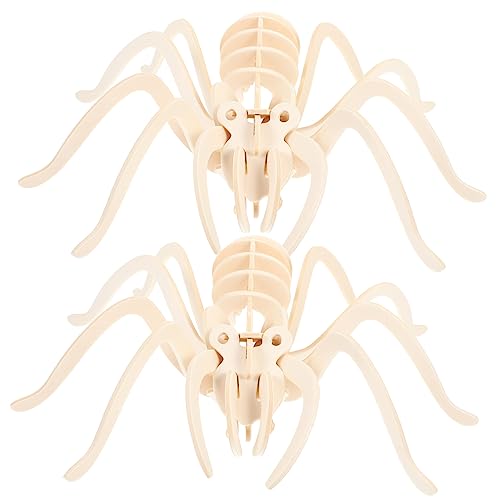 YARNOW 2 Stück DIY Holz Puzzle Tiere Interaktives Puzzle für Spider Fördert Kreativität Geduld und Hand Augen Koordination Lernspielzeug aus Hochwertigem Holz YARNOW 2 Stück DIY Holz Puzzle Tiere Interaktives Puzzle für Spider Fördert Kreativität Geduld und Hand Augen Koordination Lernspielzeug aus Hochwertigem Holz von YARNOW