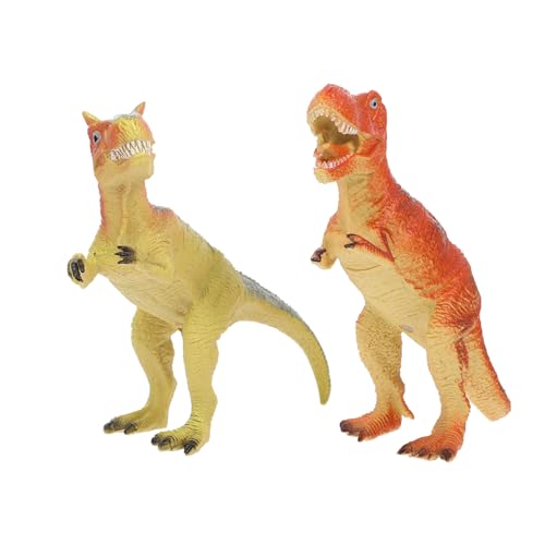 YARNOW 2 Stück Dinosaurier für Pädagogische Dinosaurier Modelle mit Realistischem Design für Dekoration und Lernspielzeug Zufällige Sortierung von YARNOW