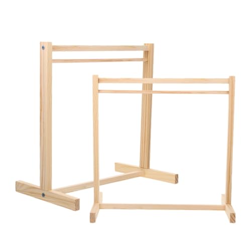 YARNOW 2 Stück Doll Kleiderständer aus Holz Teiliges Kleiderbügel für Puppen Elegantes und Stabiles Accessoire für Puppenhäuser für Kinderzimmer und Spielzeugaufbewahrung YARNOW 2 Stück Doll Kleiderständer aus Holz Teiliges Kleiderbügel für Puppen Elegantes und Stabiles Accessoire für Puppenhäuser für Kinderzimmer und Spielzeugaufbewahrung von YARNOW