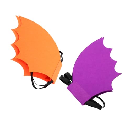YARNOW 2 Stück Dragon Wing Cosplay Flügel Party Kostüm Zubehör für Halloween Karneval Fasching Jahre Leichte Vliesstoff Requisiten für Mädchen Party und Bühnenauftritt von YARNOW