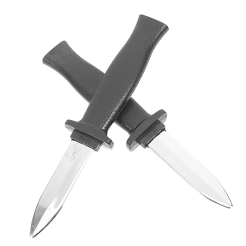 YARNOW 2 Stück Einziehbares Scherzmesser Halloween Requisiten Verschwindendes Lustiges Prank Zubehör für Kostümparty Theateraufführung YARNOW 2 Stück Einziehbares Scherzmesser Halloween Requisiten Verschwindendes Lustiges Prank Zubehör für Kostümparty Theateraufführung von YARNOW