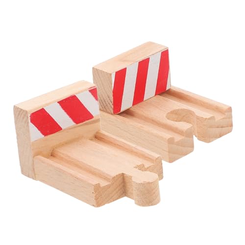 YARNOW 2stücke Holzschienen Stop Track Für Holzeisenbahn Kompatibel Mit Gängigen Spielzeugmarken Pädagogisches Spielzeug Kreativität Und Motorischen Fähigkeiten YARNOW 2stücke Holzschienen Stop Track Für Holzeisenbahn Kompatibel Mit Gängigen Spielzeugmarken Pädagogisches Spielzeug Kreativität Und Motorischen Fähigkeiten von YARNOW