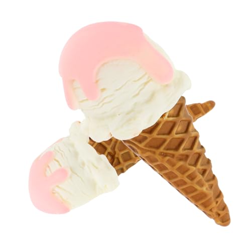 YARNOW 2 Stück Eismodell Essen Dekorationen für Eiscreme-Geburtstagsfeiern gefälschte Kuchen realistisches Spielfutter Eiscreme-Requisite Harz YARNOW 2 Stück Eismodell Essen Dekorationen für Eiscreme-Geburtstagsfeiern gefälschte Kuchen realistisches Spielfutter Eiscreme-Requisite Harz von YARNOW