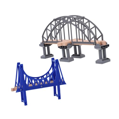 YARNOW 2 Stück Erweiterungszubehör für Kindereisenbahnen Eisenbahnbrücke Brückenmodell selber Bauen Gleis kreuzen Modell Einer Bahngleisbrücke DIY - Ersatzzugbrücke hölzern YARNOW 2 Stück Erweiterungszubehör für Kindereisenbahnen Eisenbahnbrücke Brückenmodell selber Bauen Gleis kreuzen Modell Einer Bahngleisbrücke DIY - Ersatzzugbrücke hölzern von YARNOW