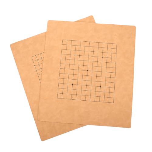 YARNOW 2 Stück Faltbare Gobang Schachbretter Doppelseitiges PU Schachbrett für Unterwegs Lederbrett Praktische Spielunterlage für Brettspiele Zufällige Farben Zufällige YARNOW 2 Stück Faltbare Gobang Schachbretter Doppelseitiges PU Schachbrett für Unterwegs Lederbrett Praktische Spielunterlage für Brettspiele Zufällige Farben Zufällige von YARNOW
