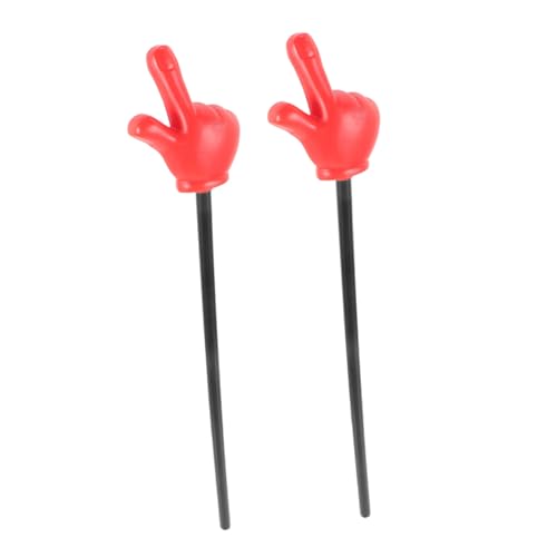 YARNOW 2 Stück Fingerzeiger für Partys Lustige Fingerpointer für Hochzeiten und Spiele Lehrer Pointer für Unterricht Robuste Materialien Auffällige Farben und Design von YARNOW