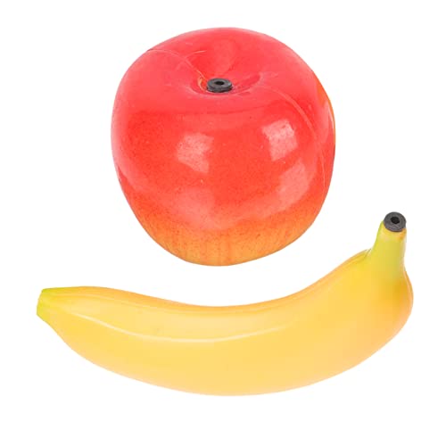 YARNOW 2 Stück Früchte Maracas Musikspielzeug für Pädagogisches Percussion Instrument für Frühe Entwicklung Apfel Banane YARNOW 2 Stück Früchte Maracas Musikspielzeug für Pädagogisches Percussion Instrument für Frühe Entwicklung Apfel Banane von YARNOW