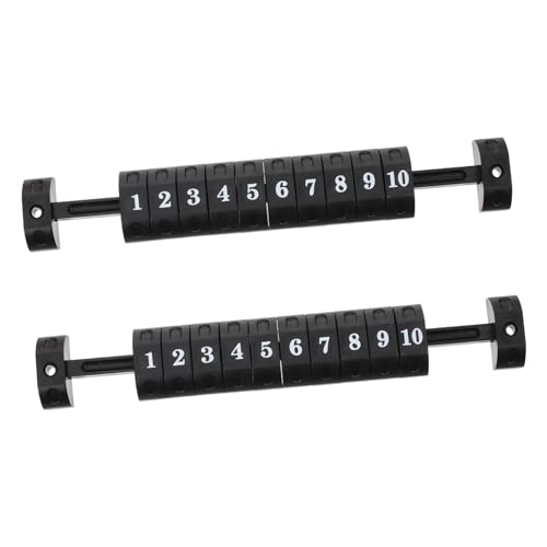 YARNOW 2 Stück Fußballtorschütze Schalter Spiel Scoreboard Tischfußball-Accessoire Tischfußball-Score-Recorder Fußballtisch-Score-Counter Punktemarker praktische Scorekeeper Plastik Black YARNOW 2 Stück Fußballtorschütze Schalter Spiel Scoreboard Tischfußball-Accessoire Tischfußball-Score-Recorder Fußballtisch-Score-Counter Punktemarker praktische Scorekeeper Plastik Black von YARNOW