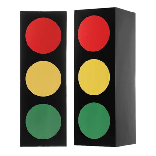 YARNOW 2 Stück Geschenkboxen im Verkehrssignal Design für Hochzeiten und Jubiläen Dekorative Pappboxen für Süßigkeiten Schmuck und Kleine für Geburtstagsfeiern und Anlässe von YARNOW
